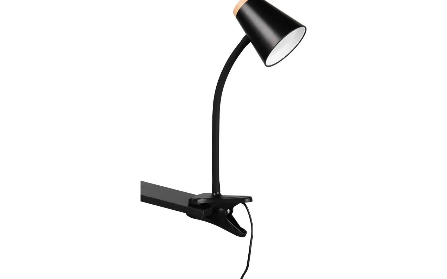 Klämlampor < Reality Pongo Klämlampa LED svart