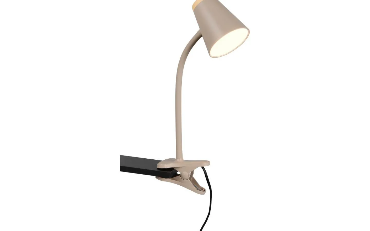 Klämlampor-Reality Pongo Klämlampa LED varmbeige