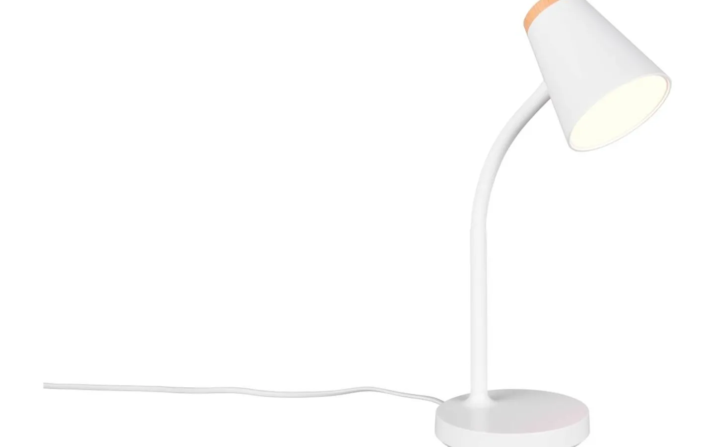 Skrivbordslampor-Reality Pongo Skrivbordslampa LED vit