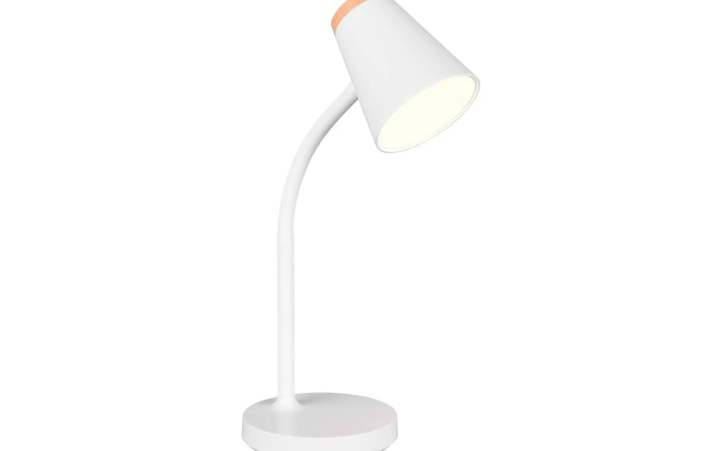Skrivbordslampor-Reality Pongo Skrivbordslampa LED vit