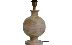Lampfötter-Hallbergs Positano Lampfot 36cm Vitbetsad