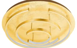 Plafonder < Eglo Pozondon Plafond 52cm LED 3000K 22,5W Guld