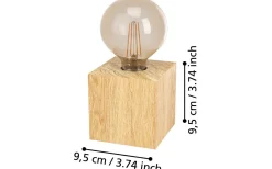 Bordslampor-Eglo Prestwick 2 Bordslampa 9,5cm Natur