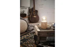 Bordslampor-Eglo Prestwick Lampfot 13cm Betongoptik