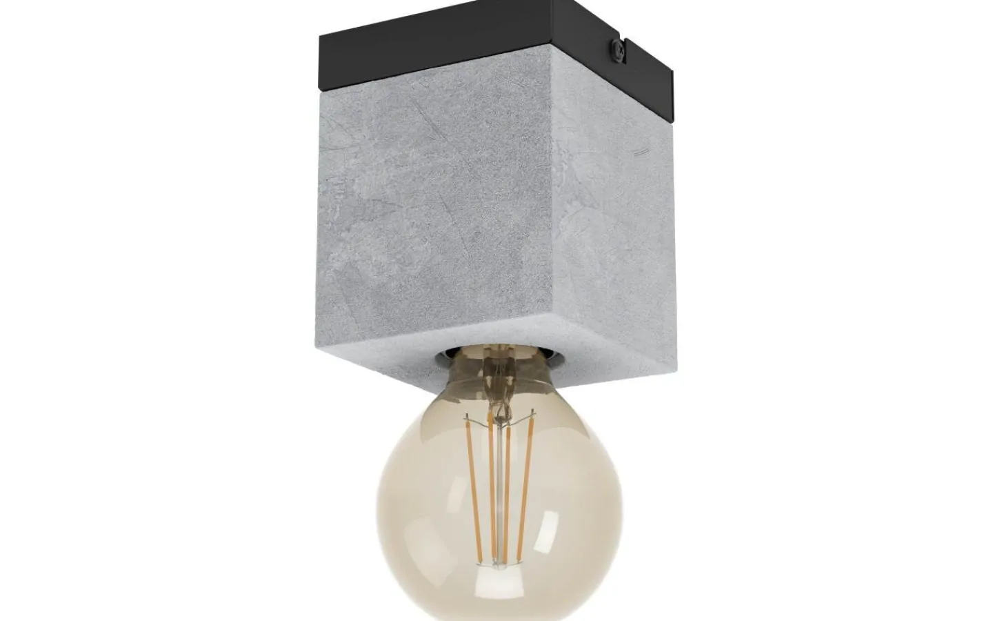 Plafonder < Eglo Prestwick Takspotlight 9cm Svart