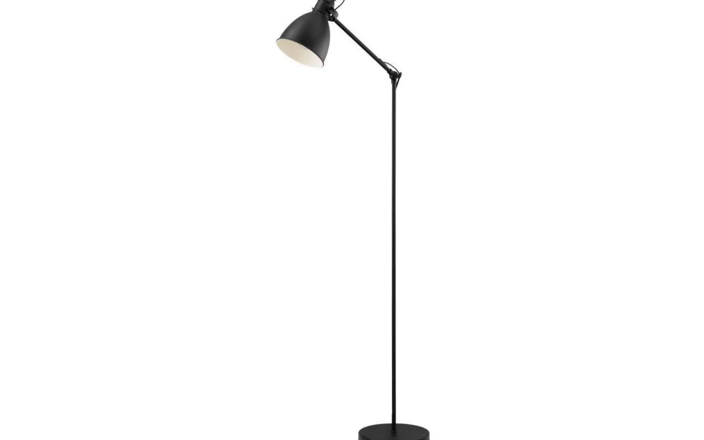 Golvläslampor < Eglo Priddy Golvlampa Svart