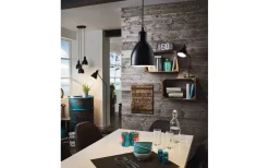 Golvläslampor < Eglo Priddy Golvlampa Svart