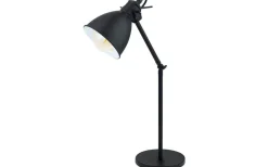 Skrivbordslampor-Eglo Priddy Skrivbordslampa 43cm Svart