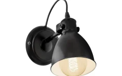 Läslampor-Eglo Priddy Vägglampa Svart