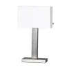 Sovrum|Vardagsrum-By Rydens Prime Bordslampa 47cm Satin/Vit