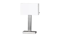 Sovrum|Vardagsrum-By Rydens Prime Bordslampa 47cm Satin/Vit