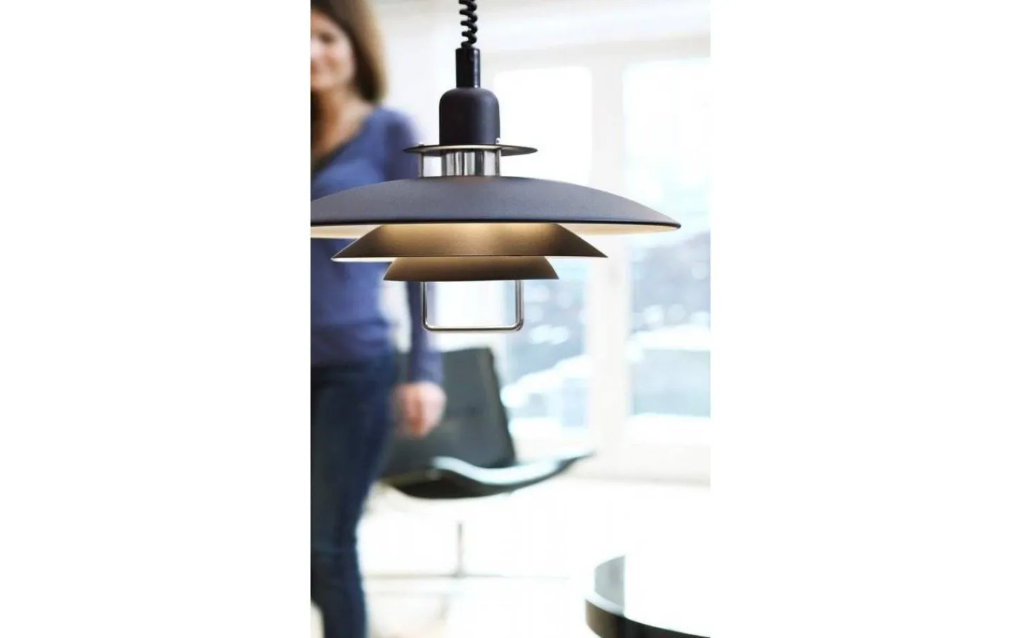 Kök & Matplats < Belid Primus II Hisslampa 43cm Svart/Krom