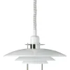 Kök & Matplats < Belid Primus II Hisslampa 43cm Vit/Krom