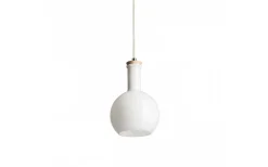 Fönsterlampor-Rendl Pulire RD Fönsterlampa Opalglas/Trä/Krom E14