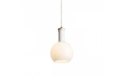 Fönsterlampor-Rendl Pulire RD Fönsterlampa Opalglas/Trä/Krom E14