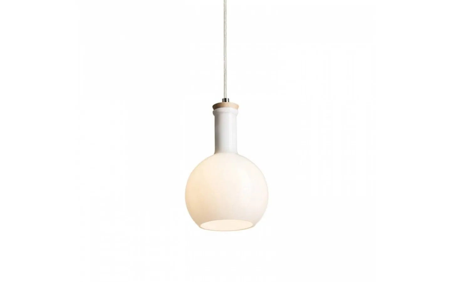 Fönsterlampor-Rendl Pulire RD Fönsterlampa Opalglas/Trä/Krom E14