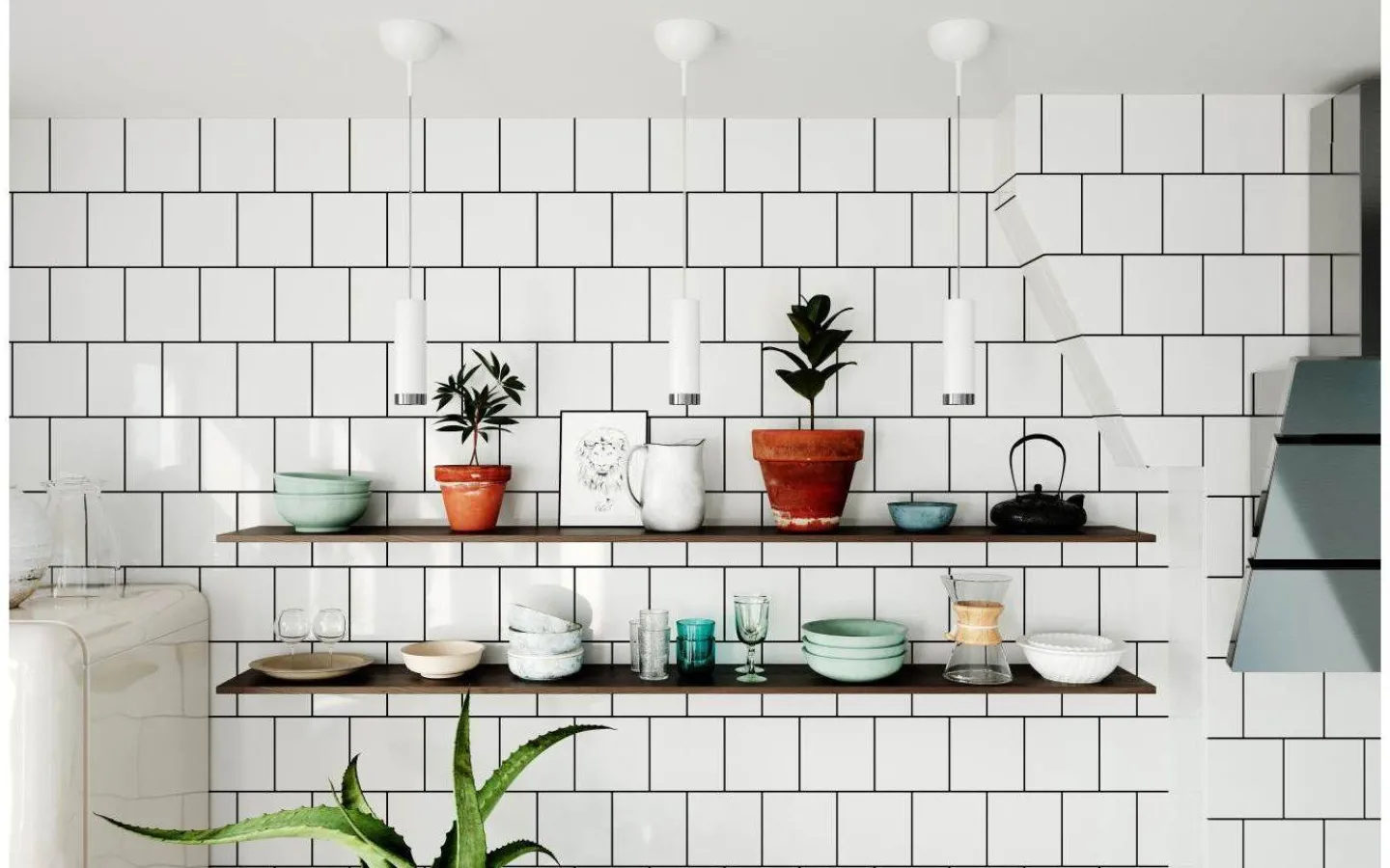 Fönsterlampor-By Rydens Puls Pendelarmatur 21cm Matt Vit
