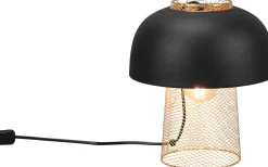 Bordslampor-Reality Punch Bordslampa E27 mattsvart