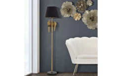 Golvlampor < Mauro Ferretti Punto Golvlampa Papegojor 164,5cm Guld/Svart