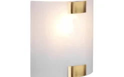 Lampetter-Trio Lighting Pura Vägglampa 20cm E27 antikmässing