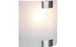 Lampetter-Trio Lighting Pura Vägglampa 20cm E27 borstat stål