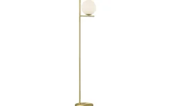 Golvlampor < Trio Lighting Pure Golvlampa E14 matt mässing