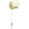 Lampetter < Trio Lighting Pure Vägglampa E14 matt mässing