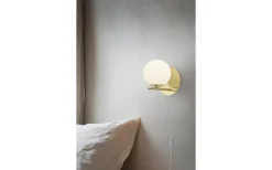Lampetter < Trio Lighting Pure Vägglampa E14 matt mässing
