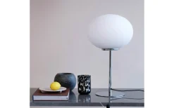 Bordslampor < Dyberg Larsen Queen Bordslampa 49cm Opal/Krom