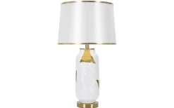 Bordslampor-Mauro Ferretti Quick Bordslampa 70cm Vit/Guld