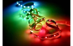 12V Led Slinga-Reality Racer LED-remsa 3m RGB-IC+3000K Komplett Kit Svart