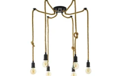Stora Taklampor Ø50-69 Cm-Eglo Rampside Taklampa 6L Svart