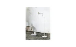 Golvläslampor|Vardagsrum < CO Bankeryd Ray Golvlampa 127cm Vit/Mässing