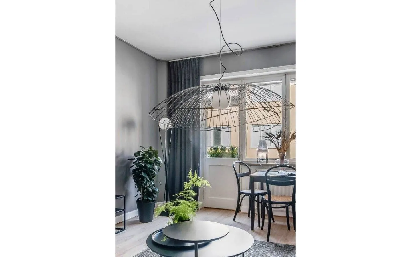 Kök & Matplats|Stora Taklampor Ø70-150 Cm < Globen Lighting Ray Taklampa 115cm E27 Svart