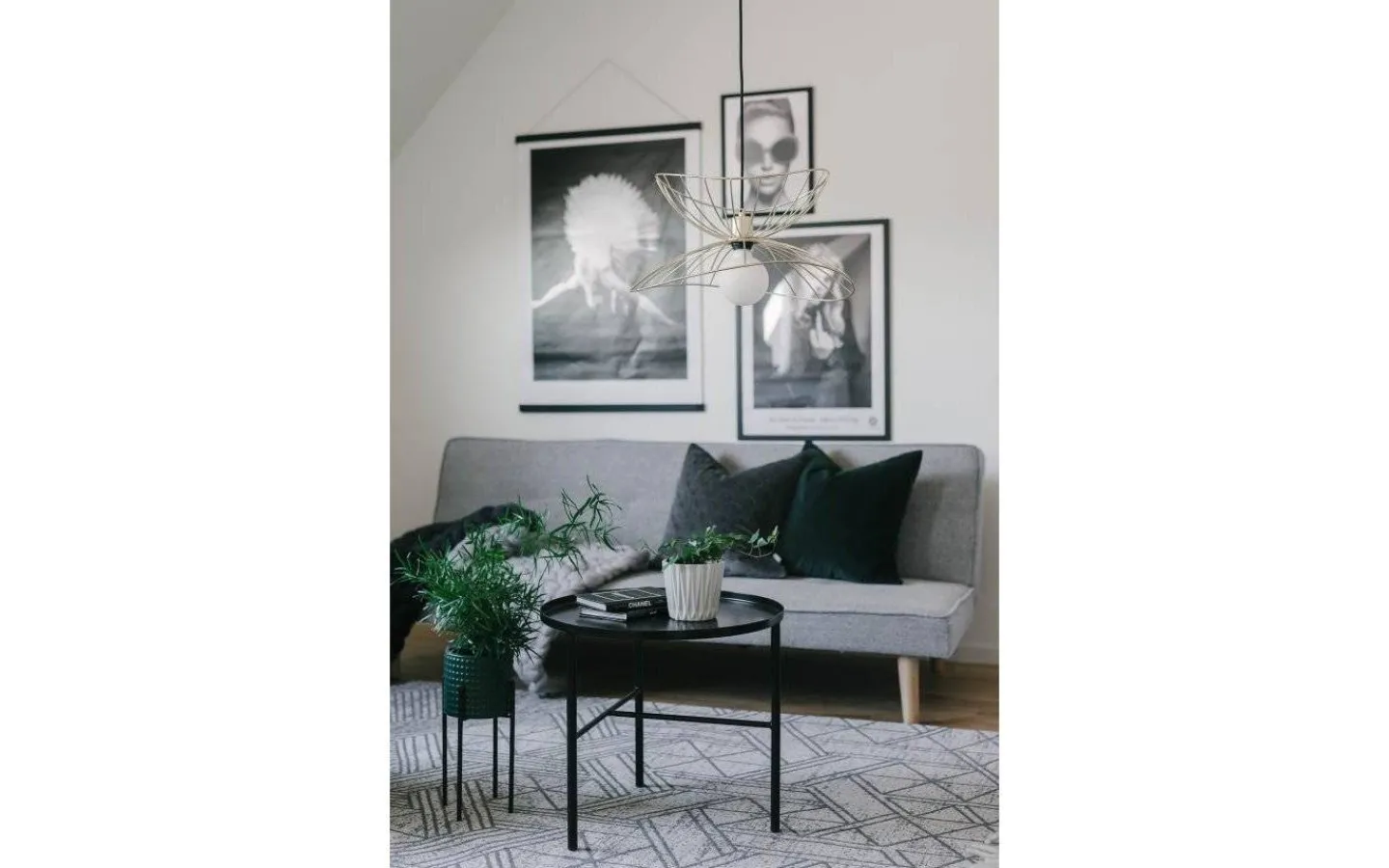 Vardagsrum|Sovrum-Globen Lighting Ray Taklampa Mässing 45cm