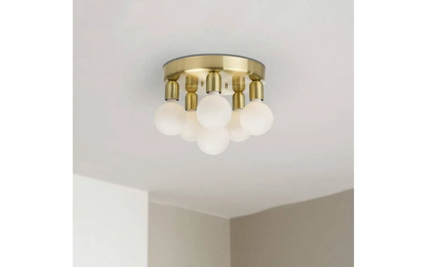 Badrum|Hall & Trappa < Belid Regal Plafond 32cm 6L Mässing
