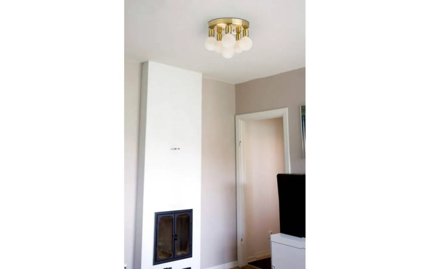 Badrum|Hall & Trappa < Belid Regal Plafond 32cm 6L Mässing
