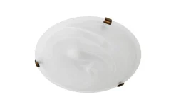 Plafonder-ArmaturHantverk Åre Plafond Ø50cm Nickel/Vit