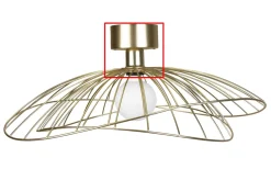 Reservglas Och Reservdelar < Globen Lighting Reservdel Upphäng till 268065 Ray Borstad Mässing