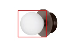 Reservglas Och Reservdelar-Globen Lighting Reservglas till 6941 Art Deco D13 Bronze