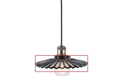Reservglas Och Reservdelar-Globen Lighting Reservglas till Cobbler Fönsterlampa Ø25cm Rök