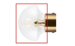Reservglas Och Reservdelar-Globen Lighting Reservglas till 6312 Fungo 16 IP44 Klar