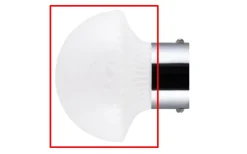 Reservglas Och Reservdelar-Globen Lighting Reservglas till 6312 Fungo 16 IP44 Vit