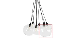Reservglas Och Reservdelar-Globen Lighting Reservglas till Pallas Taklampa 28cm Klarglas
