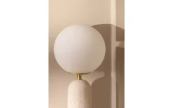 Reservglas Och Reservdelar < Globen Lighting Reservglas till Torrano Bordslampa Ø20cm Vit/Mässing