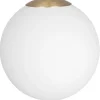 Reservglas Och Reservdelar < Globen Lighting Reservglas till Torrano Pendel Ø15cm Vit/Mässing