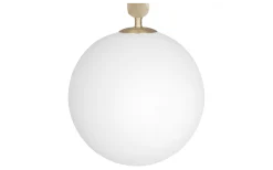 Reservglas Och Reservdelar < Globen Lighting Reservglas till Torrano Taklampa Ø30cm för E14 Vit/Mässing