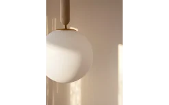 Reservglas Och Reservdelar < Globen Lighting Reservglas till Torrano Taklampa Ø30cm för E14 Vit/Mässing