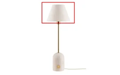 Reservglas Och Reservdelar < Globen Lighting Reservskärm till 5222 Gino 20 Beige