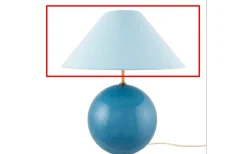 Reservglas Och Reservdelar < Globen Lighting Reservskärm till 6246 Iris 35 Blå